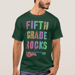 5th GRADE Rocks Student Teacher Rockstar Team Fift T-Shirt