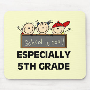 5th Grade School is Cool Tshirts and Gifts Mouse Pad