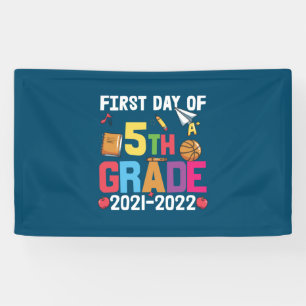 5th Grade Teacher First Day Of 5th Grade Banner