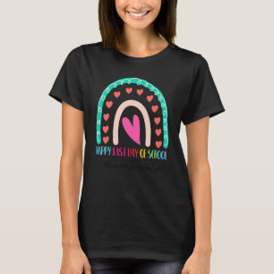 5th Grade Teacher Happy Last Day School Rainbow T-Shirt