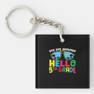 5th Grade Teacher Hello 5th Grade Keychain