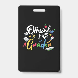 5th Grade Teacher Official Fifth Grade Badge