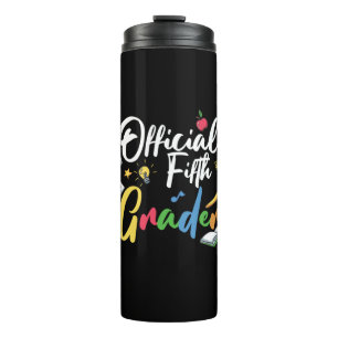 5th Grade Teacher Official Fifth Grade Thermal Tumbler