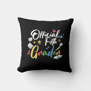 5th Grade Teacher Official Fifth Grade Throw Pillow