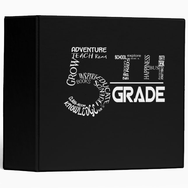5th Grade Team Fifth Grade Teacher Binder (Front/Spine)