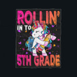5th Grade Unicorn Back To School First Day Of Scho Fleece Blanket<br><div class="desc">5th Grade Unicorn Back To School First Day Of School Girl</div>