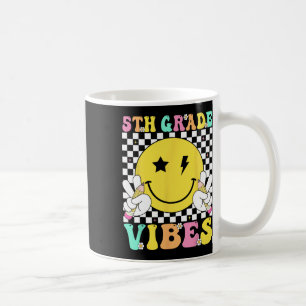 5th Grade Vibes Girls Back To School Fifth Grade T Coffee Mug