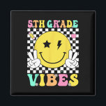 5th Grade Vibes Teacher Kids Fifth Grade Team Back Magnet<br><div class="desc">5th Grade Vibes Teacher Kids Fifth Grade Team Back To School</div>