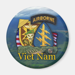 5th green berets macv sog vietnam vets Magnet