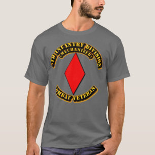 5th Infantry Division Combat Veteran T-Shirt