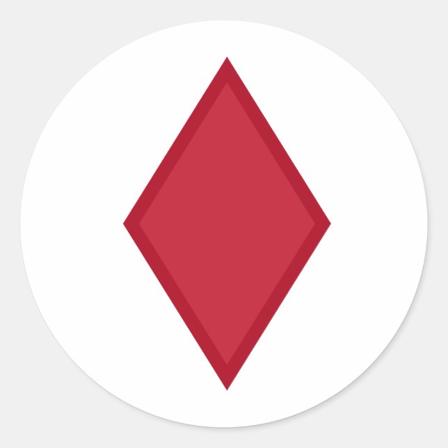 5th Infantry Division Insignia Patch Classic Round Sticker (Front)