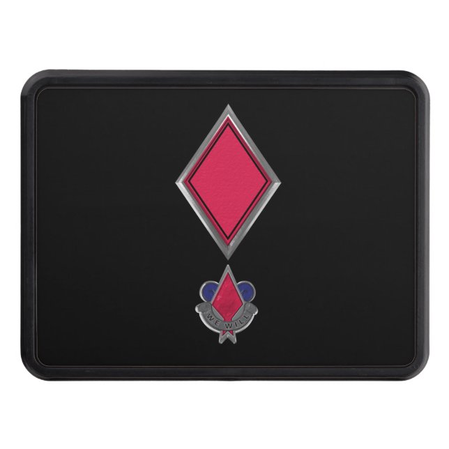 5th Infantry Division Red Devils Patch Hitch Cover (Front)