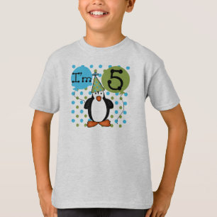 5th Penguin Birthday T-Shirt