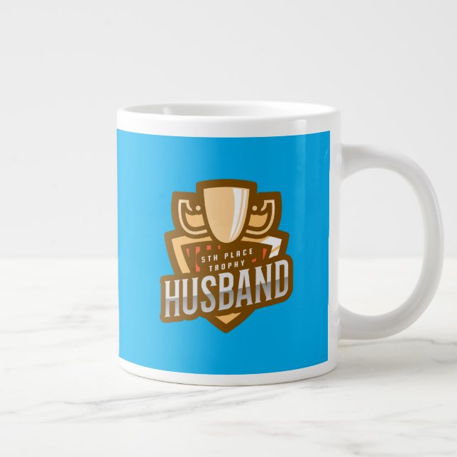 5th Place Trophy Husband Mug (Right)