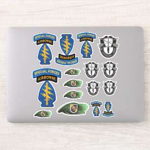 5th Special Forces Green Berets Contour Sticker