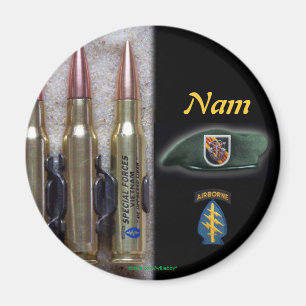 5th special forces green berets flash vet Magnet