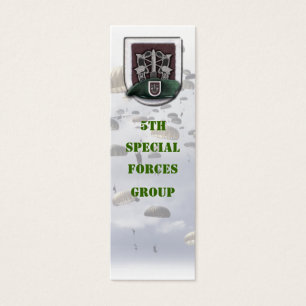 5th special forces green berets group bookmarker