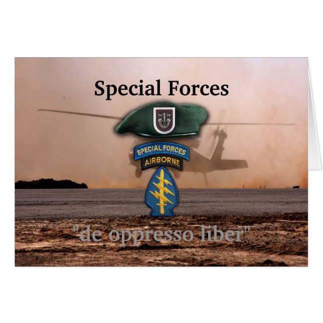 5th special forces green berets sf veterans (Front Horizontal)