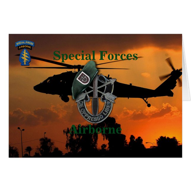 5th Special Forces Green Berets SF Veterans vets (Front Horizontal)