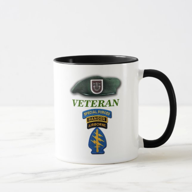 5th Special Forces Green Berets vets veterans LRRP Mug (Right)