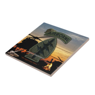 5th Special Forces Green Berets Vietnam Nam War Tile