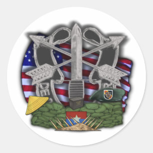 5th Special forces Green Berets vietnam Sticker