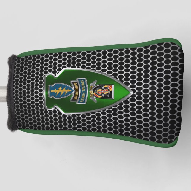 5th Special Forces Group (Airborne)  Arrowhead  Golf Head Cover (Front)