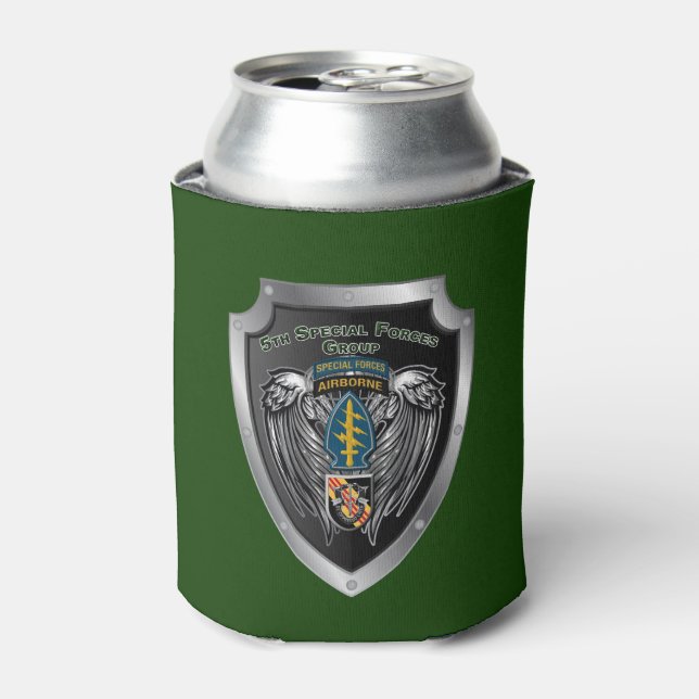 5th Special Forces Group (Airborne) Can Cooler (Can Front)