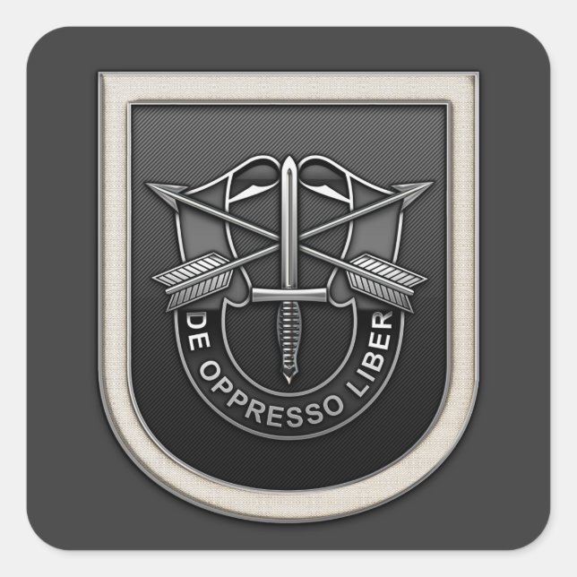5th Special Forces Group (Airborne) Square Sticker (Front)