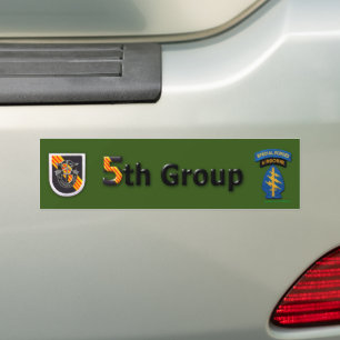5th Special Forces Group Green Berets Bumper Sticker