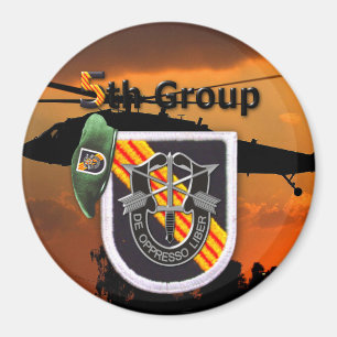 5th Special Forces Group Green Berets Fridge Magnet