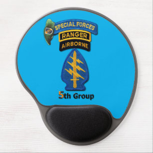 5th Special Forces Group Green Berets Ranger vets Gel Mouse Pad
