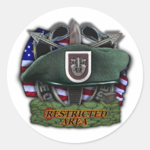 5th Special forces group Green Berets vets Sticker