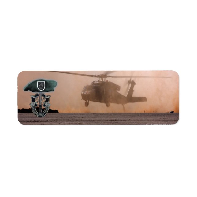 5th special forces group return address Labels (Front)