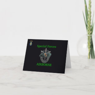 5th special forces group SF SFG SFGA Card