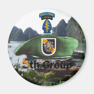 5th Special Forces Group SF SFG Veterans Vets Magnet