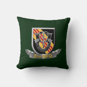 5th Special Forces Group Throw Pillow