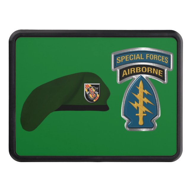 5th Special Forces Group Trailer Hitch Cover (Front)