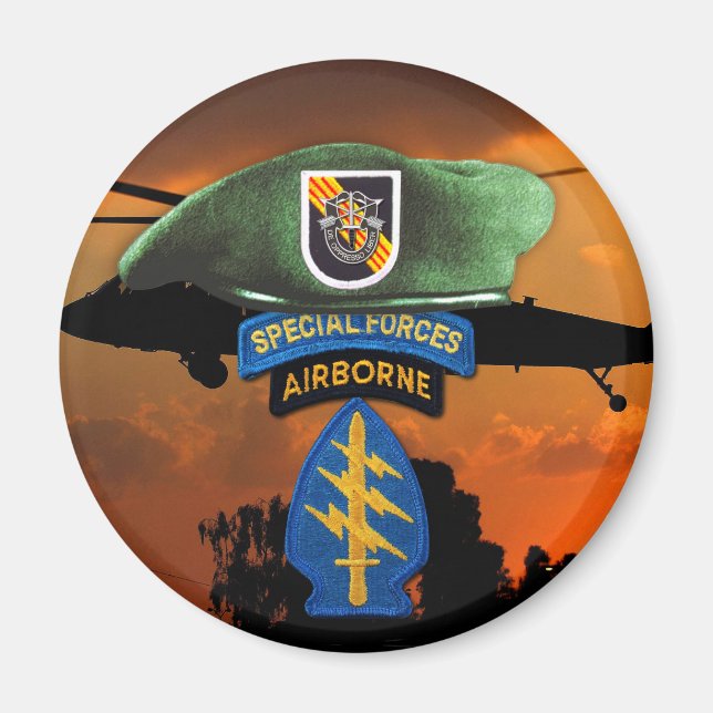 5th special forces group veterans vietnam vets magnet (Front)