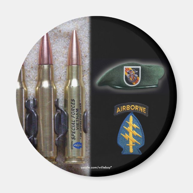 5th special forces veterans vets vietnam magnet (Front)
