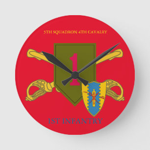 5TH SQUADRON 4TH CAVALRY 1ST INFANTRY CLOCK