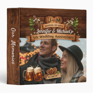 5th Wood Wedding Anniversary We Still Do Photo Binder