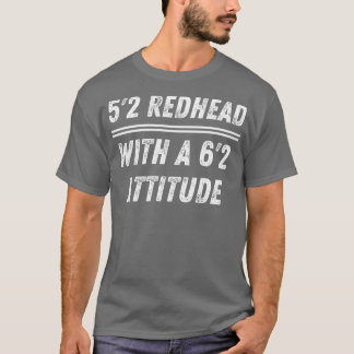5x272quot Redhead with Attitude T-Shirt