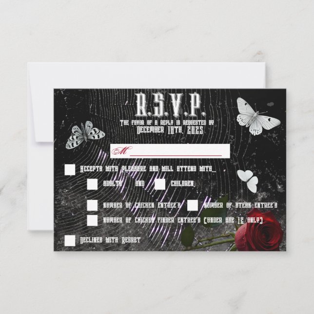 5x3.5 Carte R.S.V.P. XMAS Hauning Adeline Zade Mea (Devant)