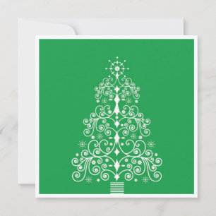 5x5 Christmas Tree Card