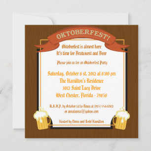 5x5 Invitation à la fête de la bière