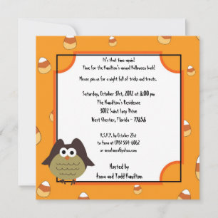 5x5 Spooky Fun Halloween Party Invitation