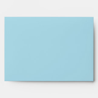 5x7 Bleu Extérieur Pluie-Forêt Bleu Enveloppe Inté