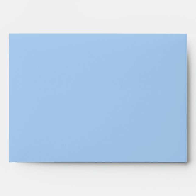 5x7 Blue Outside Polka Dot Inside Envelope (Front)