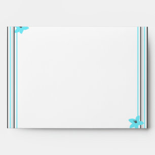 5x7 Blue Tea Arizona Flower Option 05 Envelopes